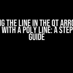 Replacing the Line in the Qt Arrow Class Example with a Poly Line: A Step-by-Step Guide