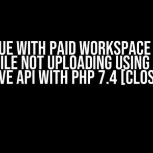 The Issue with Paid Workspace Google Drive File Not Uploading Using Google Drive API with PHP 7.4 [Closed]